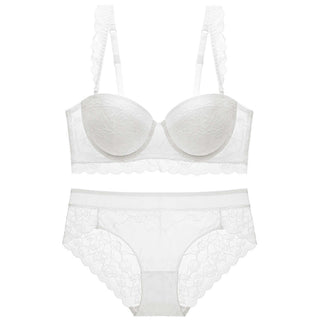 Damen Push Up Unterwäsche, BH + Unterhosen Set