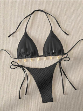 Schwarzes Sexy Fashion Bikini Set, jetzt bestellen bei Darkonia.de