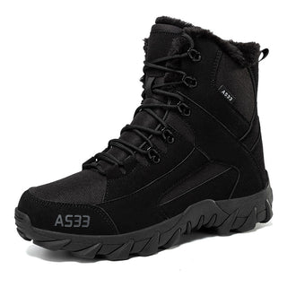 Lined high non-slip snow boots for men