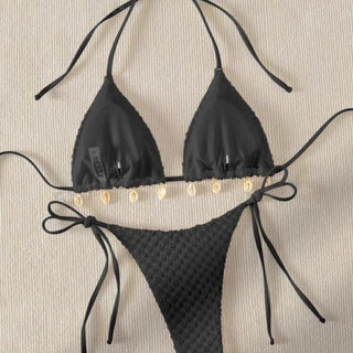 Schwarzes Sexy Fashion Bikini Set, jetzt bestellen bei Darkonia.de