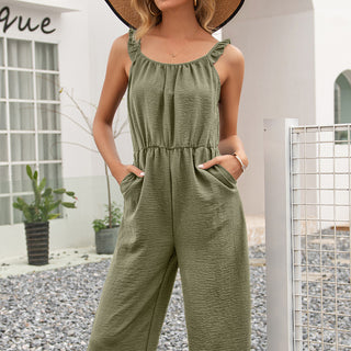 Lässiger ärmelloser Sommer Jumpsuit, jetzt bei Darkonia.de bestellen