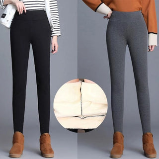 Lined high waist leggings with different motifs and colors