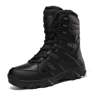 Lined high non-slip snow boots for men