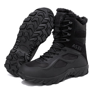 Lined high non-slip snow boots for men