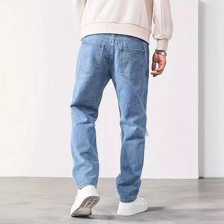 Hell Blaue Ripped Fashion Männer Jeans, jetzt bestellen bei Darkonia.de