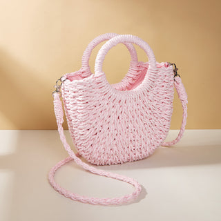 Pinke Beach Bag, One-Shoulder Cross body Tasche, jetzt Bestellen bei Darkonia.de