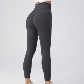 Seamless high waist yoga leggings for women