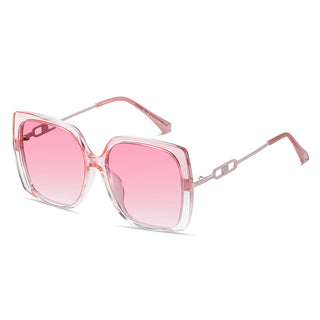 Pinke Große Gerahmte Metall Polarisierte Sonnenbrille Für Frauen, jetzt bestellen bei Darkonia.de