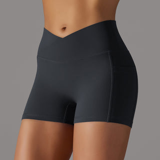 Kurze Sport Leggings mit Tasche, jetzt bestellen bei Darkonia.de