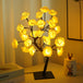 24 Lichter white rose tree ligh