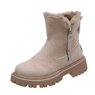 Dicke Plüsch Schnee Stiefel für Frauen