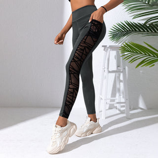 Yoga Fitness Leggings mit Tasche