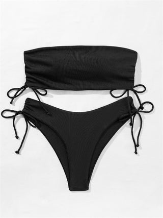 Schwarzes Sommer Bikini Set, jetzt bestellen bei Darkonia.de