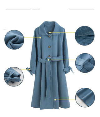 Mid-length women's coat