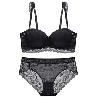 Damen Push Up Unterwäsche, BH + Unterhosen Set