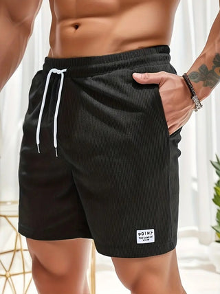 Einfache Männer Sport Cord Shorts