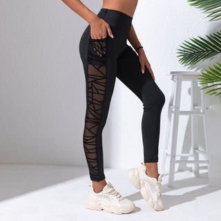 Yoga Fitness Leggings mit Tasche