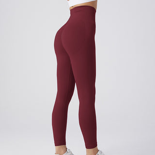 Seamless high waist yoga leggings for women