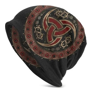 Darkonia Cap´s & Mützen Odin Horn / One size Stylische Herren Strickmütze