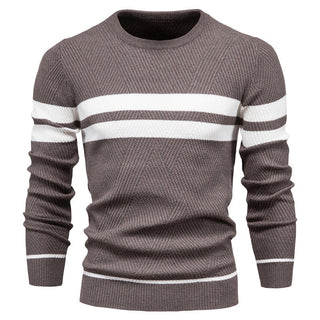 Lässiger, gestreifter Pullover für Herren Darkonia Herren Oberteil Darkonia.de EUR Germany