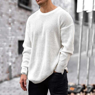 Mode Herren Pullover mit Rund hals, Strickpullover Herren Pullover