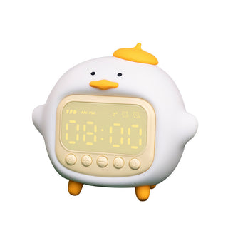 Smart Duck Alarm Clock with Night Light – Perfect for the Children's Room