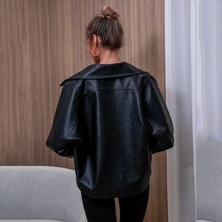 Women's Winter PU Leather Jacket