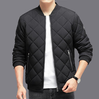 Modische Herren Baseball Jacke, lässig einfarbig