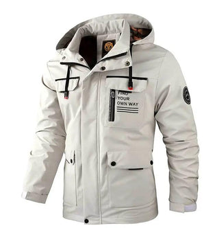 Herren-Kapuzen Jacke für Herbst & Winter, Winddicht Herren Jacke Darkonia.de