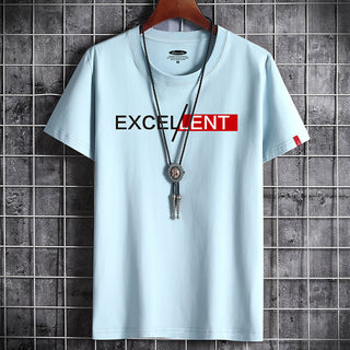 Cotton summer men's short sleeve t-shirt
