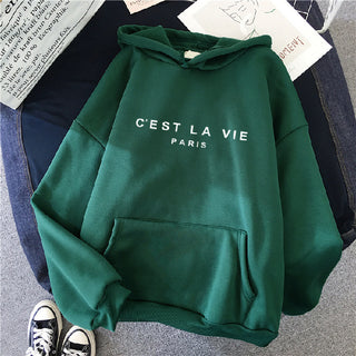 "Cest la vie" Damen Hoodie