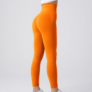 Seamless high waist yoga leggings for women