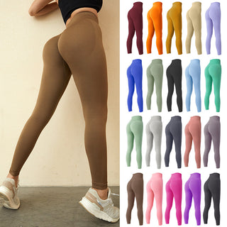 Seamless high waist yoga leggings for women