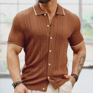 Lässiges dünnes Business Polo-Shirt für Männer, jetzt bestellen bei Darkonia.de